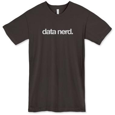 new relic's data nerd startup shirts