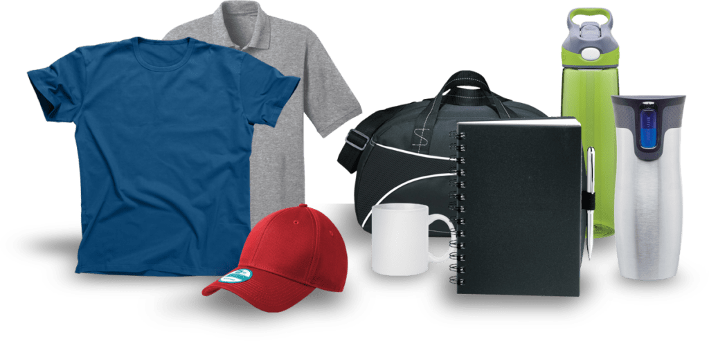 products-alt Our swag products, like shirts, caps, mugs, notebooks, and water bottles, which can be found in our swag catalog