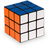 Great company swag ideas revolve around themed objects like this Rubik's cube