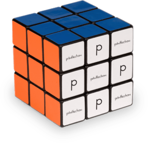 rubik's cube, a quintessential creative swag idea