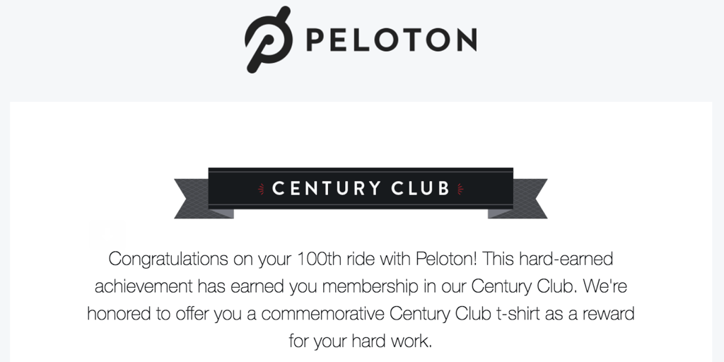 peloton-swag-campaign-email