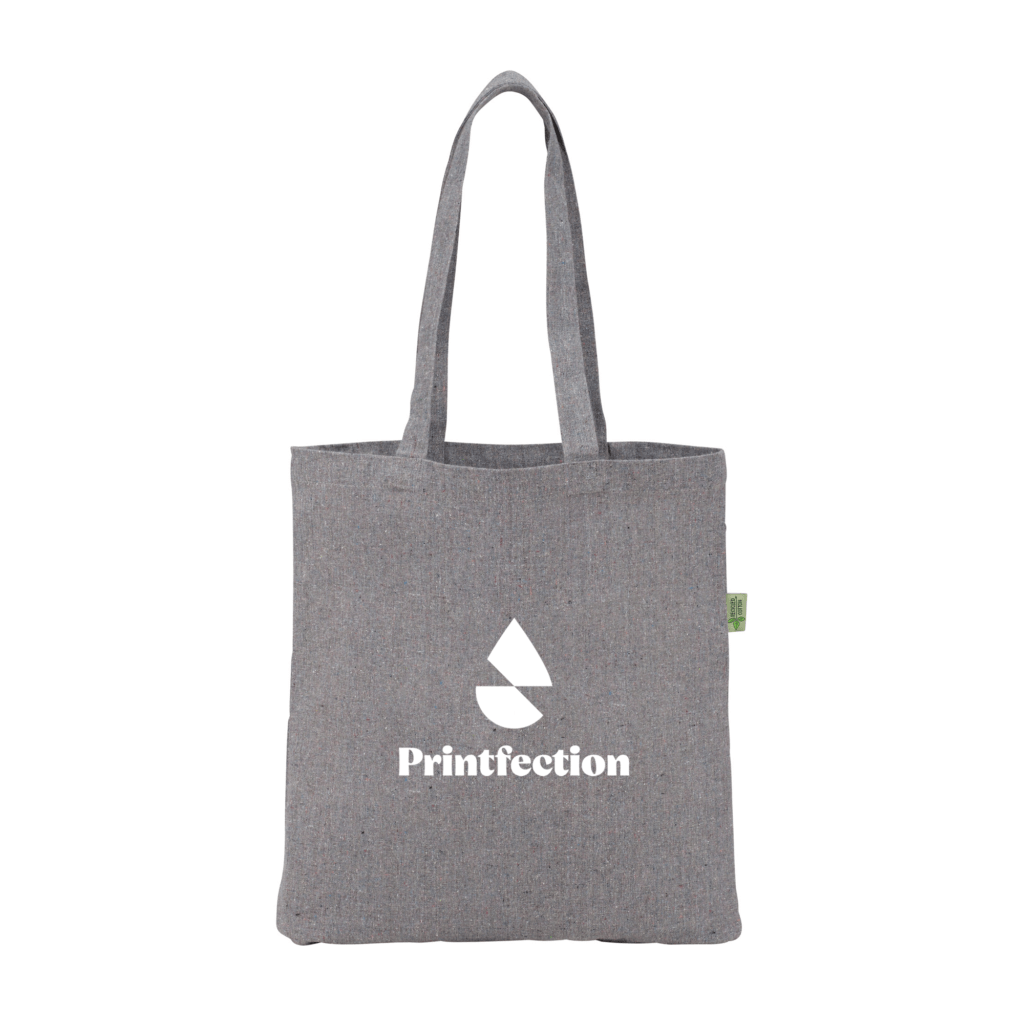 eco-friendly swag tote bag with Printfection logo