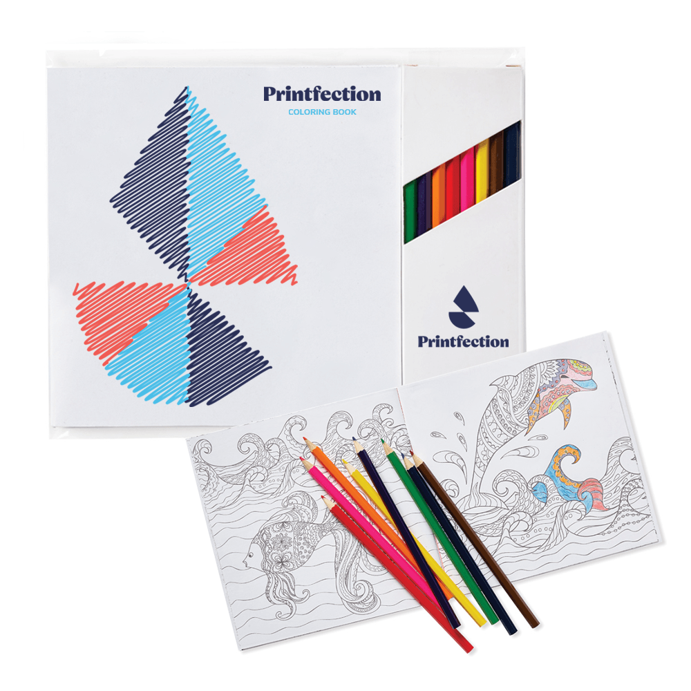 super fun branded adult coloring book 