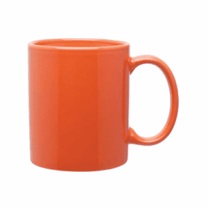 Orange C Handle Coffee Mug