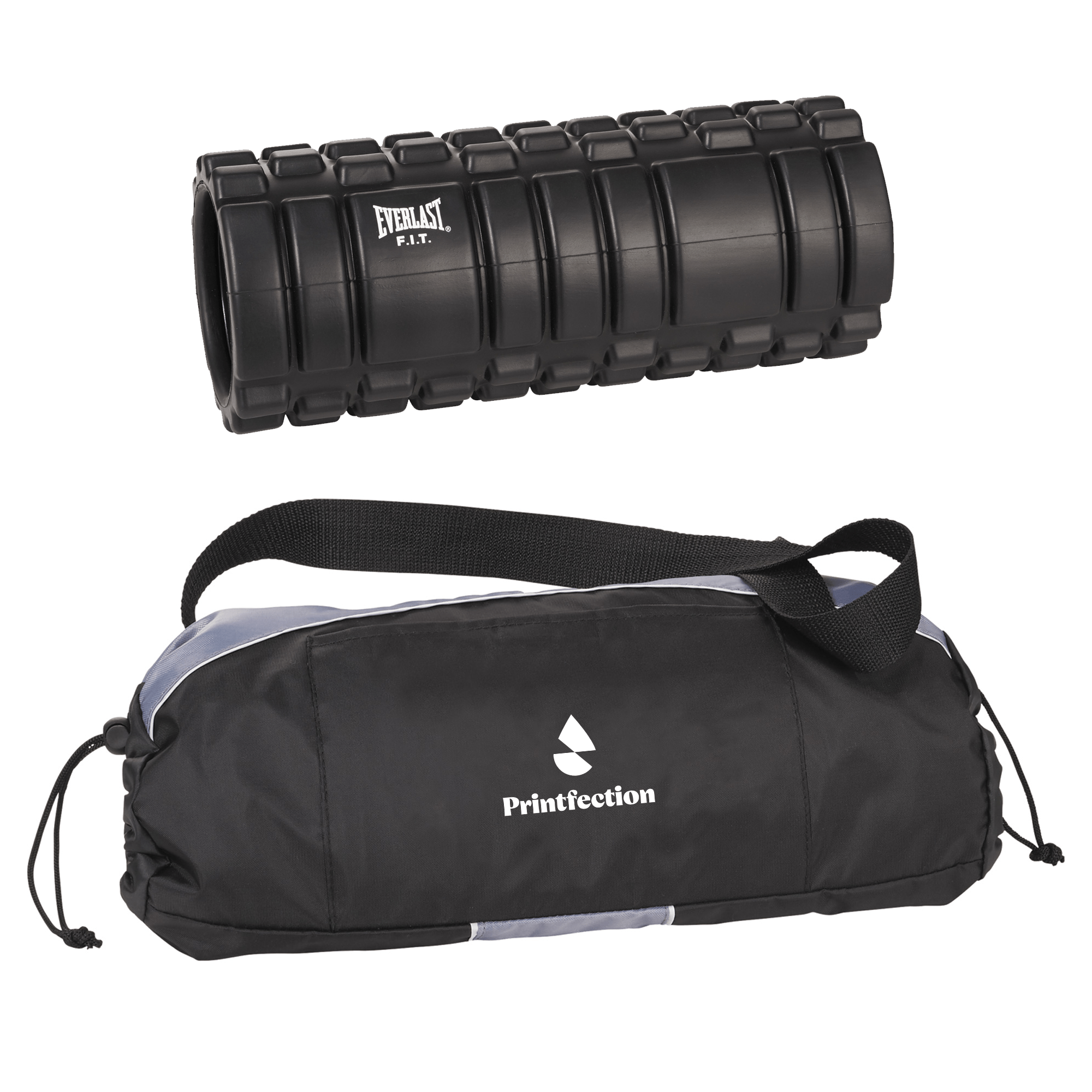 foam roller with corporate swag logo