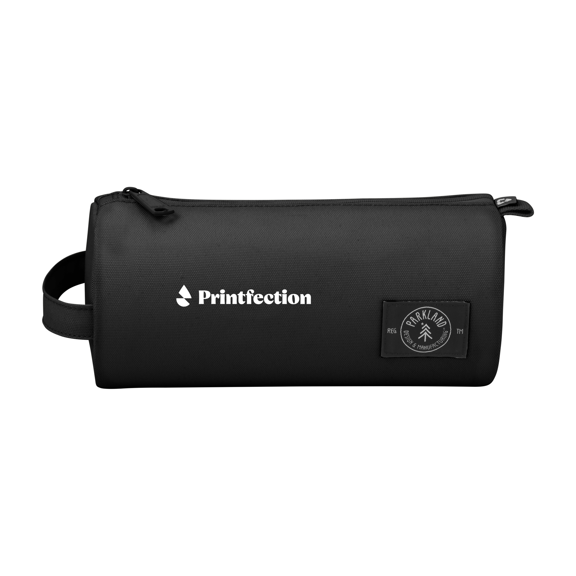 branded corporate merch with logo on pouch