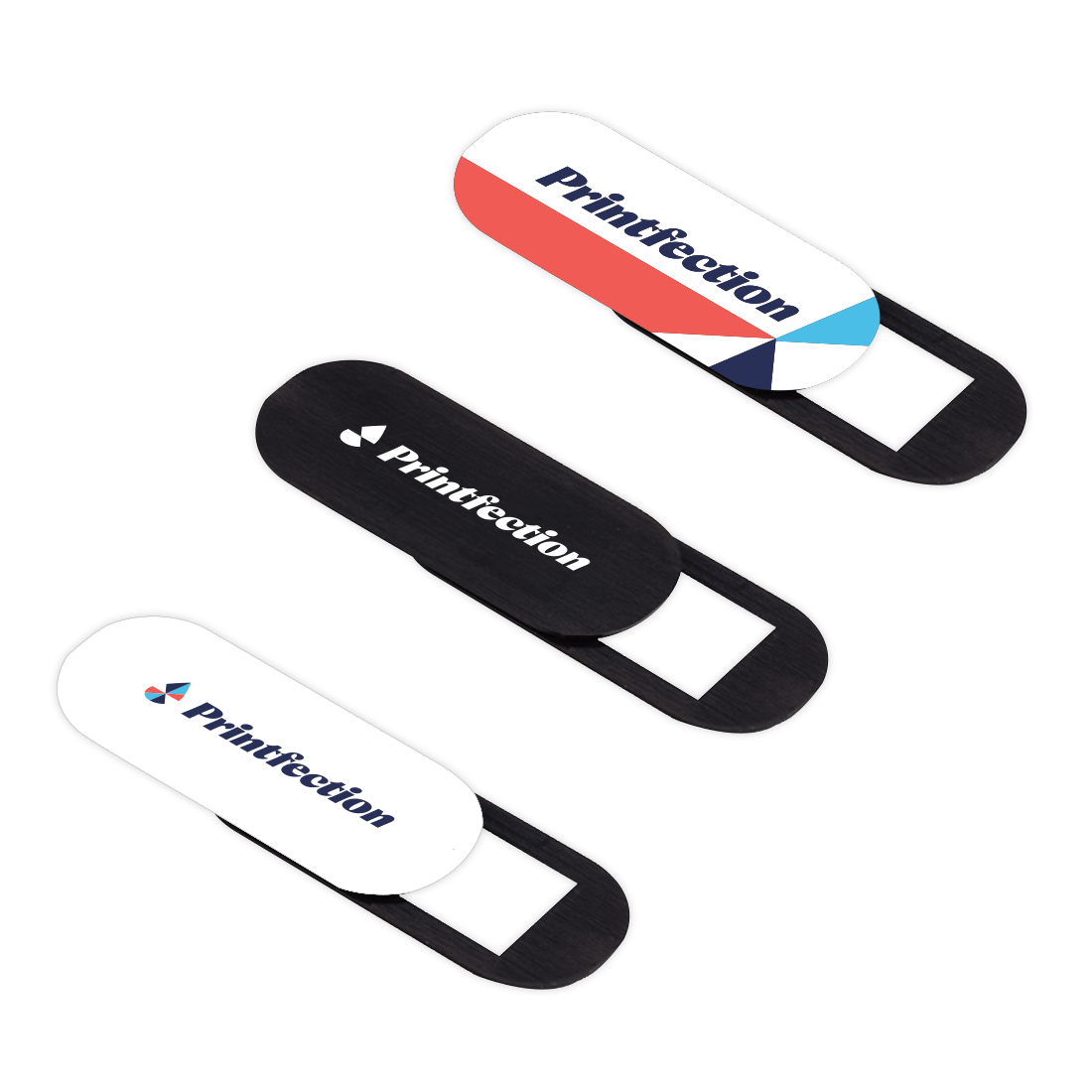 branded webcam covers with company branding on them