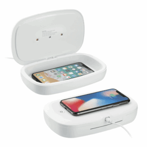 UV Phone Sterilizer with Wireless Charging Pad