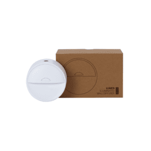 Company swag ideas white round essential oil diffuser that hangs on the wall
