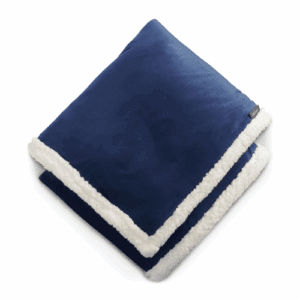 Color: Navy Field & Co. Cambridge Oversized Sherpa Blanket